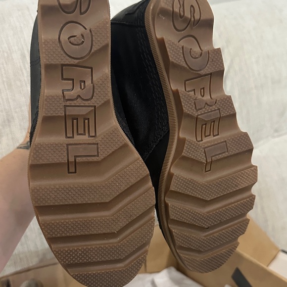 Sorel Black and Brown Lace-Up Boots - Picture 3 of 4